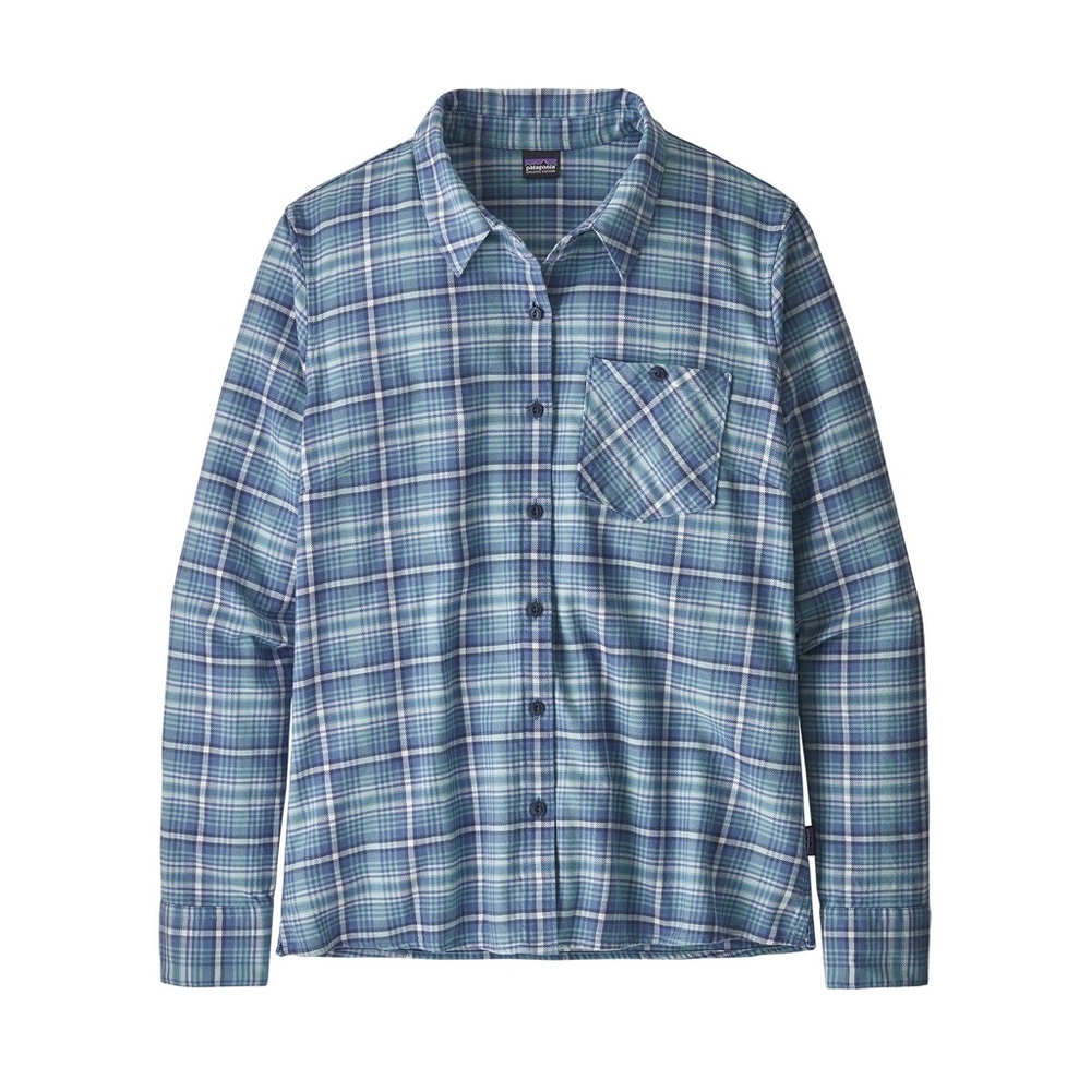 Woman’s Patagonia Plaid Button-Up Shirt